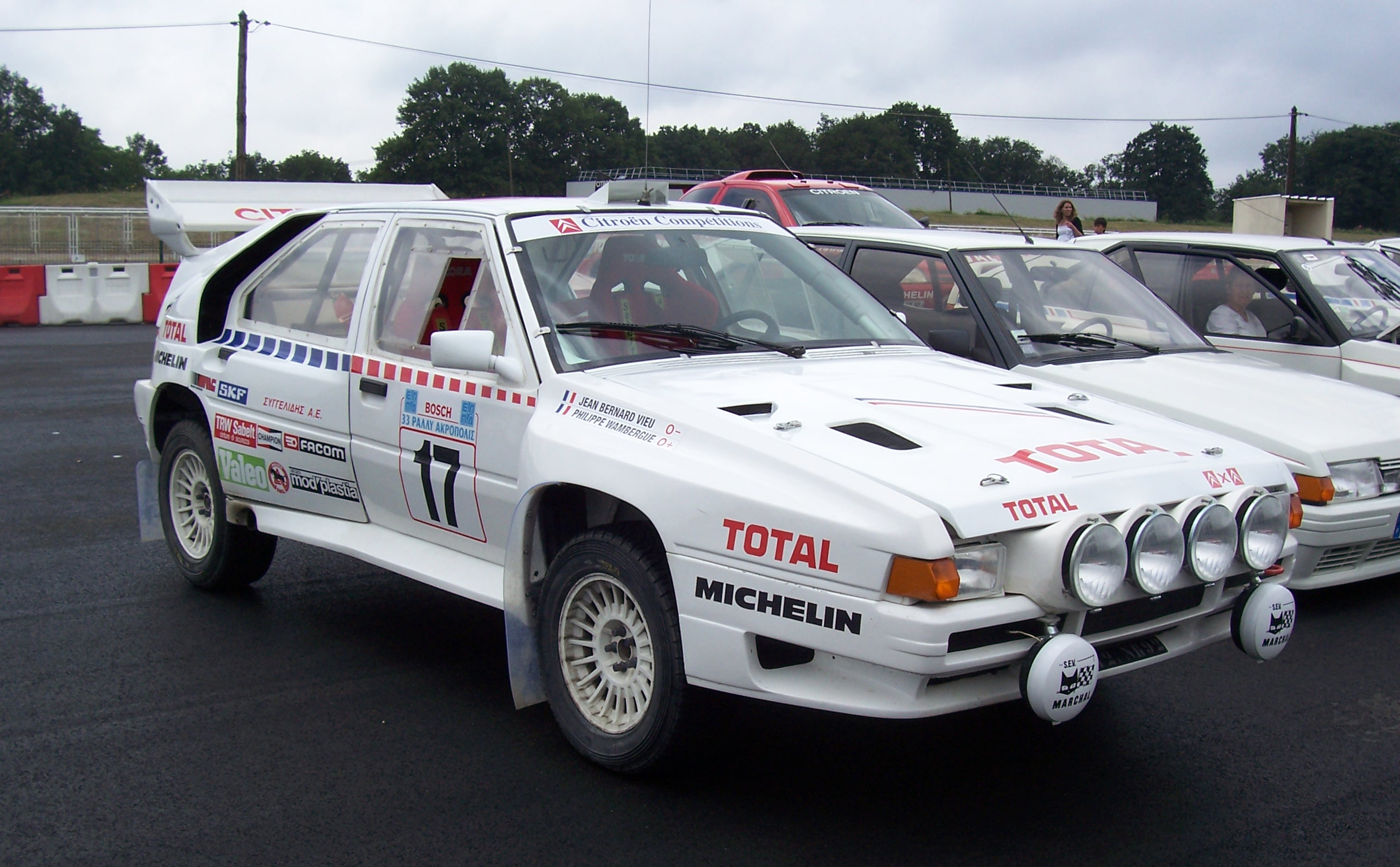 Citroen BX 4TC Evolution Group B rally car