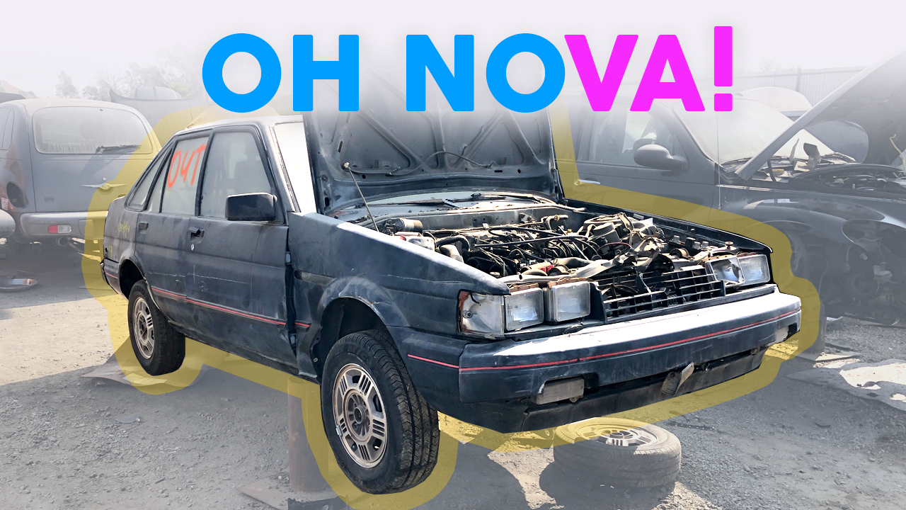 Chevy Nova Twin Cam junkyard