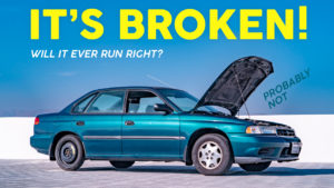 Subaru Legacy broken