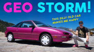 1993 Geo Storm in mystic magenta color