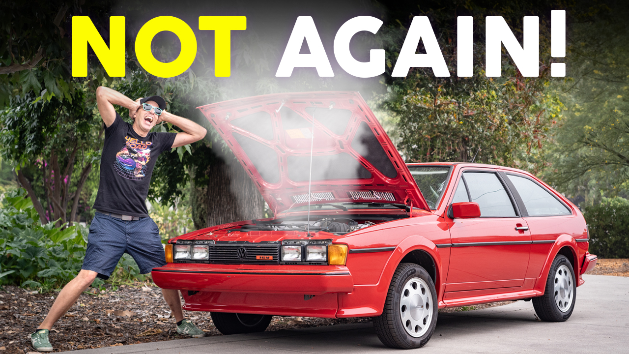 1988 Volkswagen Scirocco 16V overheated