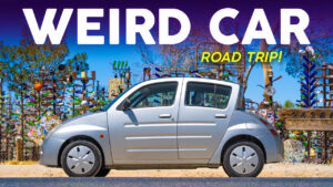 Weird Car Road Trip! - Toyota Will Vi to Elmer's Bottle Tree Ranch