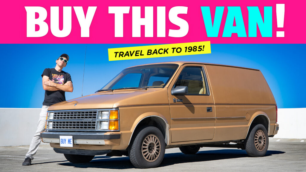 1985 Dodge Mini Ram Van / Caravan for sale. Buy This Van! Travel Back to 1985!