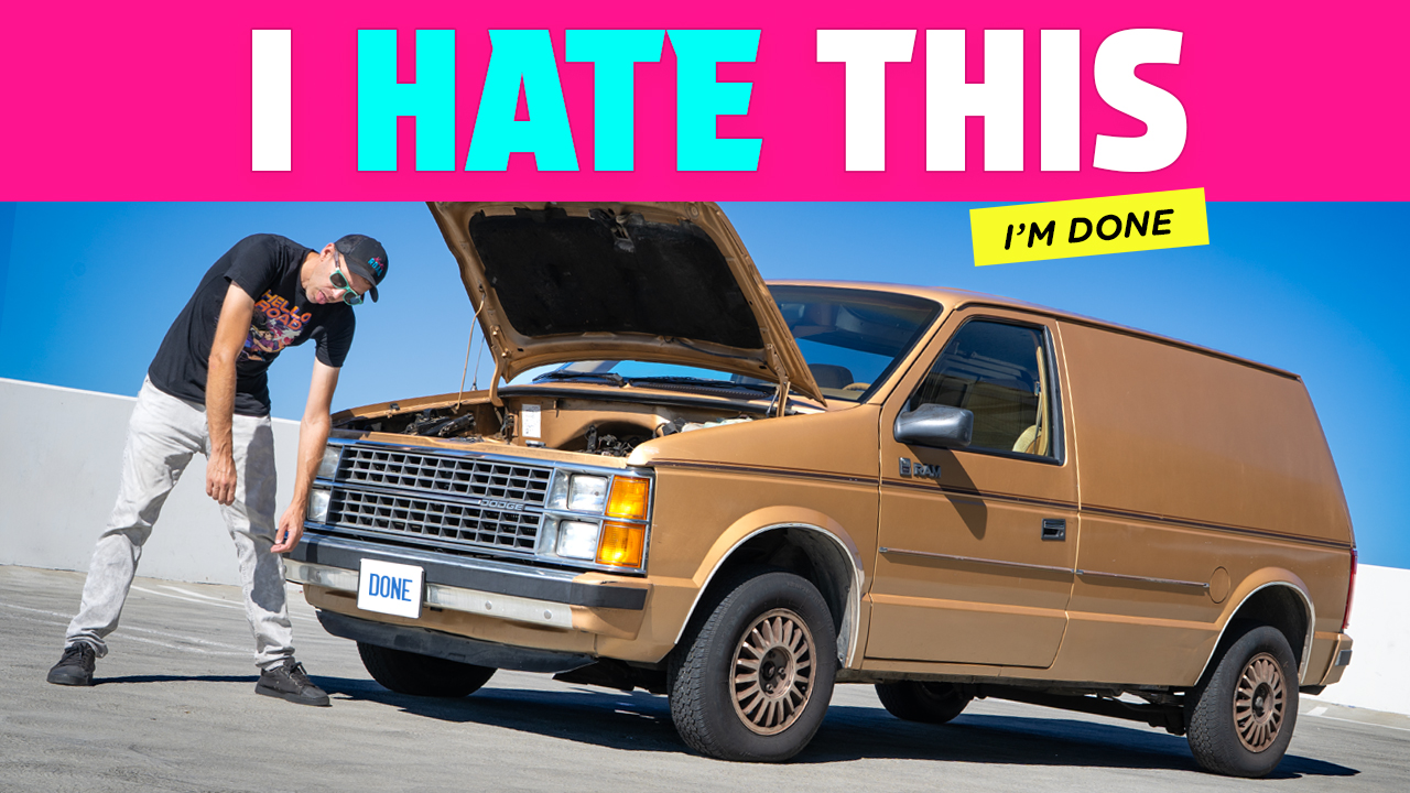 I Hate This. I'm Done. I finally realized I Don't Like Working on Cars. Dodge Caravan Mini Ram Van
